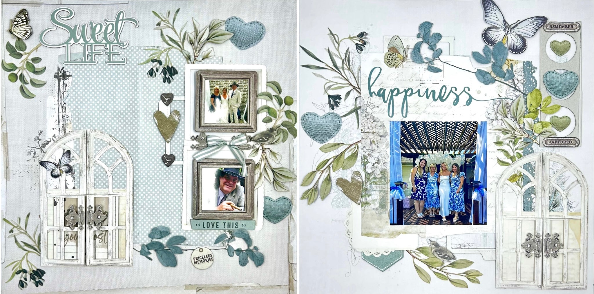 Happiness Captured 2-Page Layout